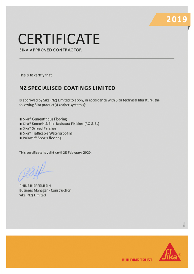 SIKA (NZ) LTD - New Zealand Certified Builders
